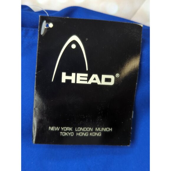 Men’s Small Head Tennis Shorts Blue Vintage Elastic Back NWT Deadstock - Picture 4 of 8